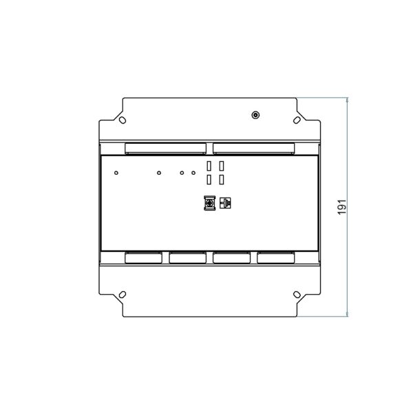 Produktbild UBD 215 245  -  Steckdoseneinsatz für 2x4V FLF, leer